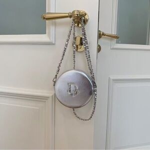 Dior Silver Round Bag